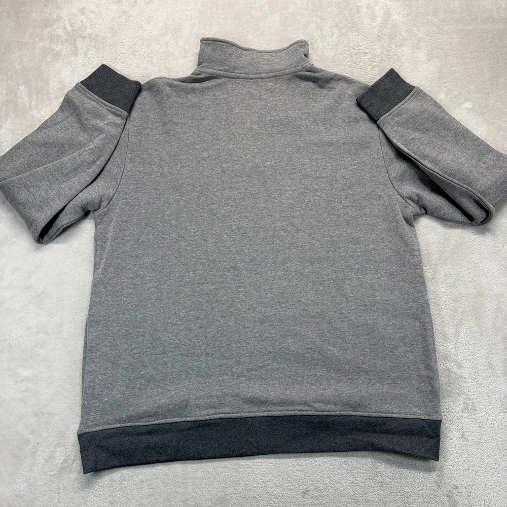 Oregon State BeaversShirt Men's XL Box Seat Pullover Grey Orange 1/4 Zip Mock - Picture 5 of 8
